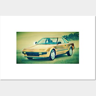 Classic Toyota MR2 AW11 Posters and Art